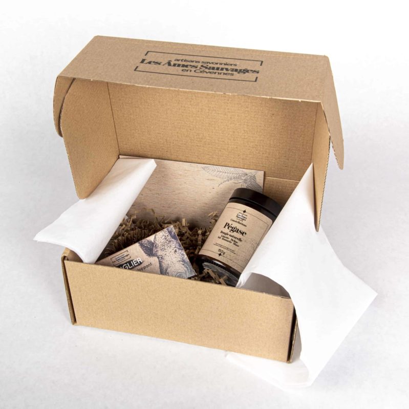 Exemple de composition coffret cadeau Les &Acirc;mes Sauvages